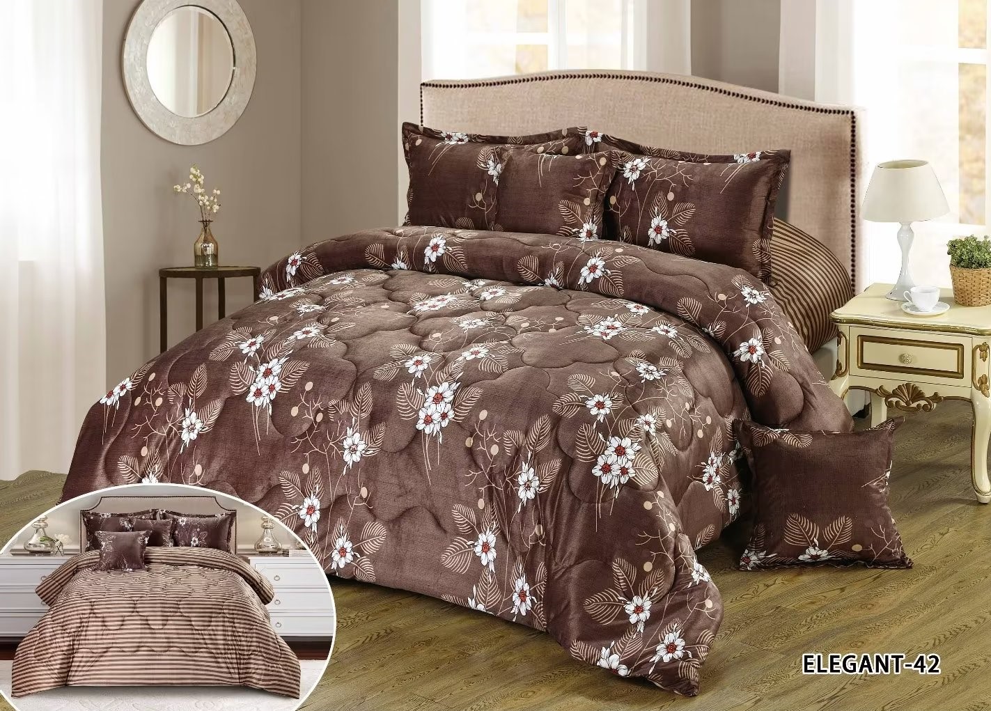 Duvet cover set 130g fleece