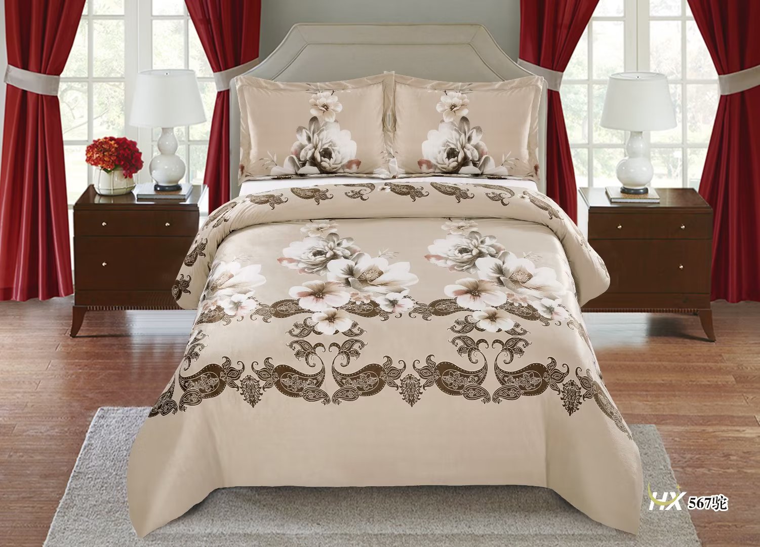 Duvet cover set 130g fleece